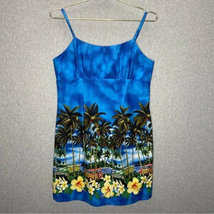 VTG Naniloa By Lamco Hawaiian Mini Dress